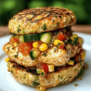 Looking for a fresh twist on burger night? These Chicken, Zucchini, and Fresh Corn Burgers are bursting with flavor and paired perfectly with a vibrant tomato cucumber relish. They're low in carbs and packed with nutrients, making them a wholesome choice for any occasion. Save this recipe for a delicious summer meal or a fun family dinner!