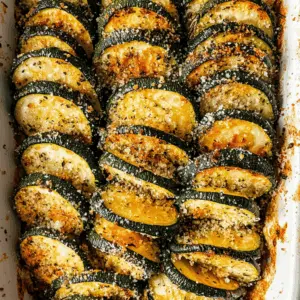Enjoy a simple and delicious twist on your veggies with this Garlic Parmesan Roasted Zucchini recipe! Bursting with flavor from fresh garlic and savory Parmesan, these easy-to-make zucchini bites are perfect as a side dish or a healthy snack. Save this recipe for your next family dinner or gathering, and watch everyone come back for more!